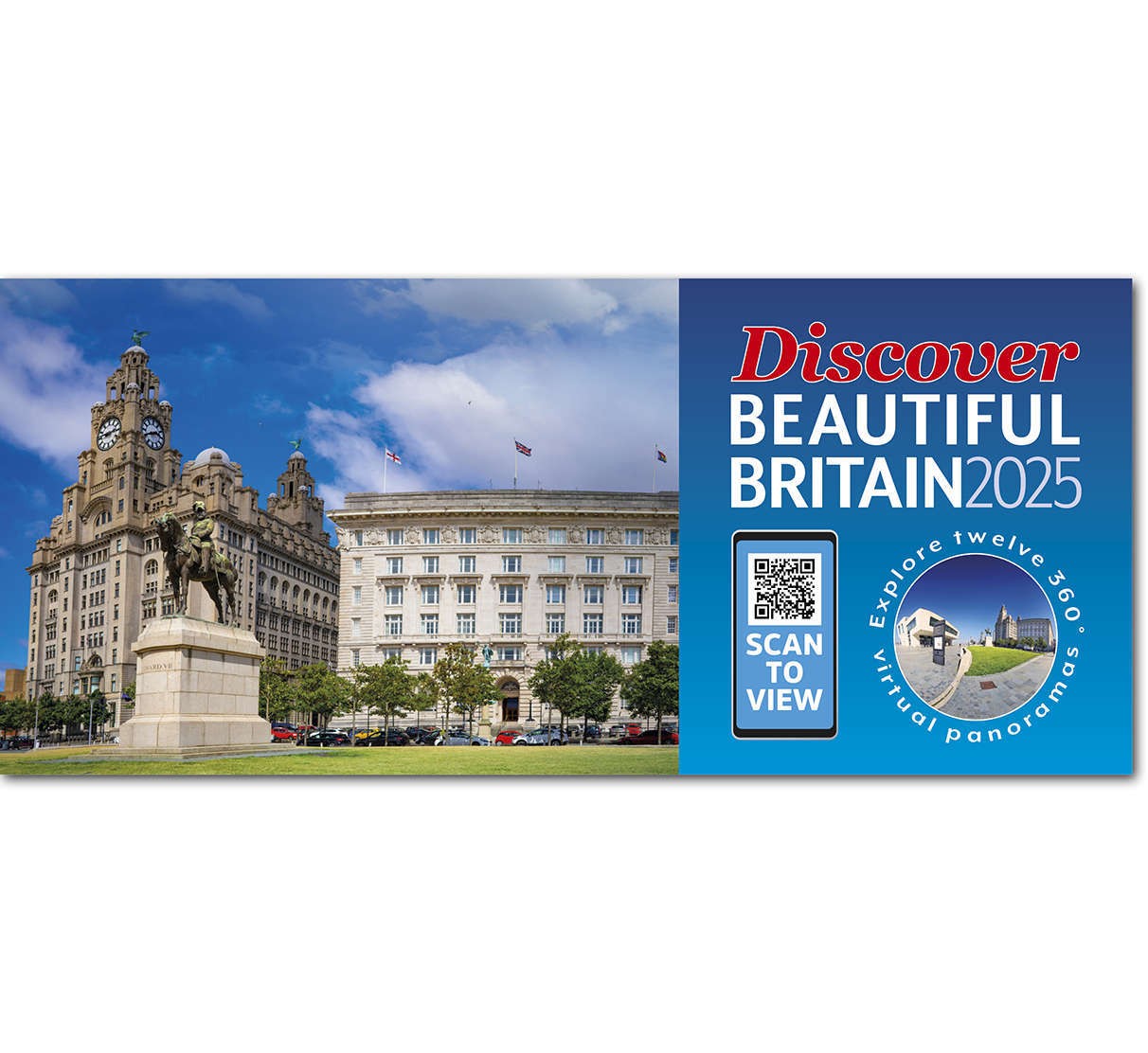 Discover Beautiful Britain Desk Calendar