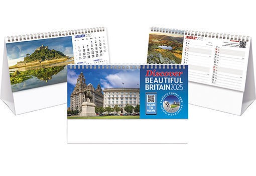 Discover Beautiful Britain Desk Calendar