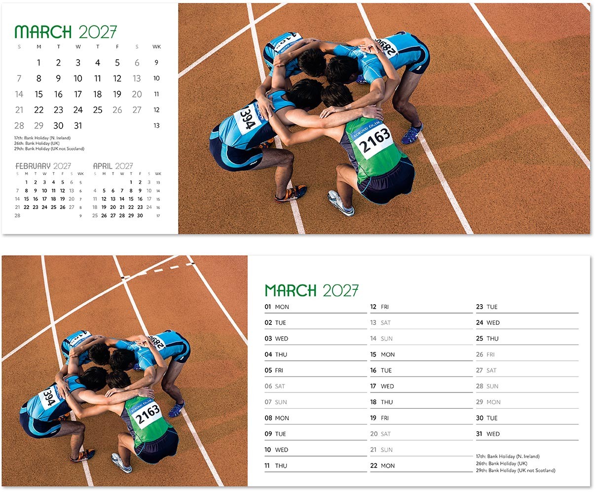 A Touch of Colour Desk Calendar