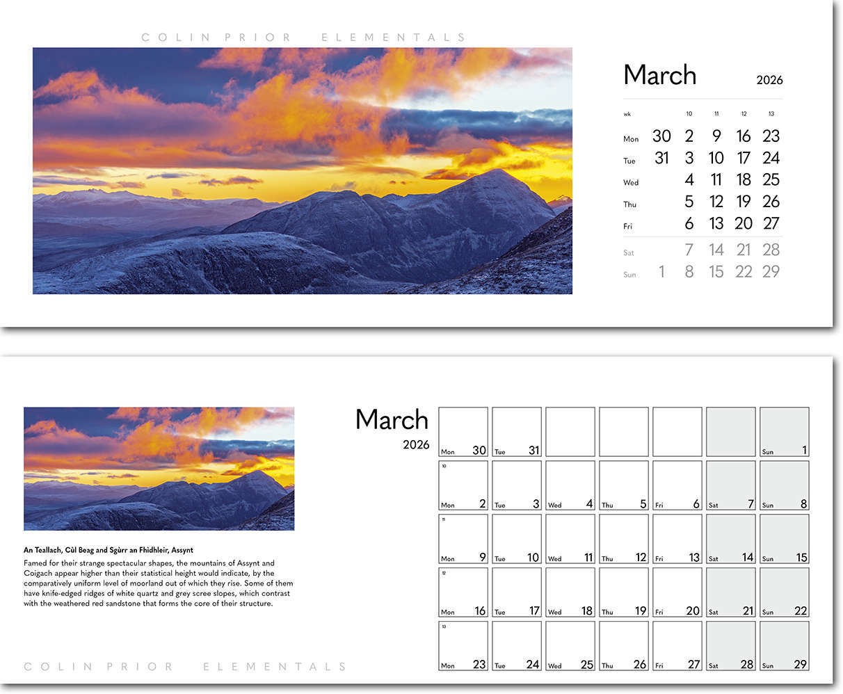 Colin Prior Note Station Desk Calendar 