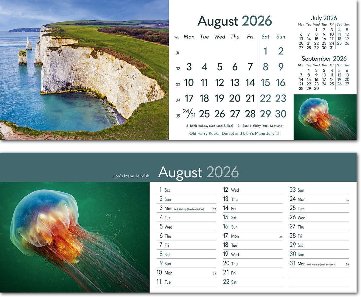 Rural Britain Desk Calendar