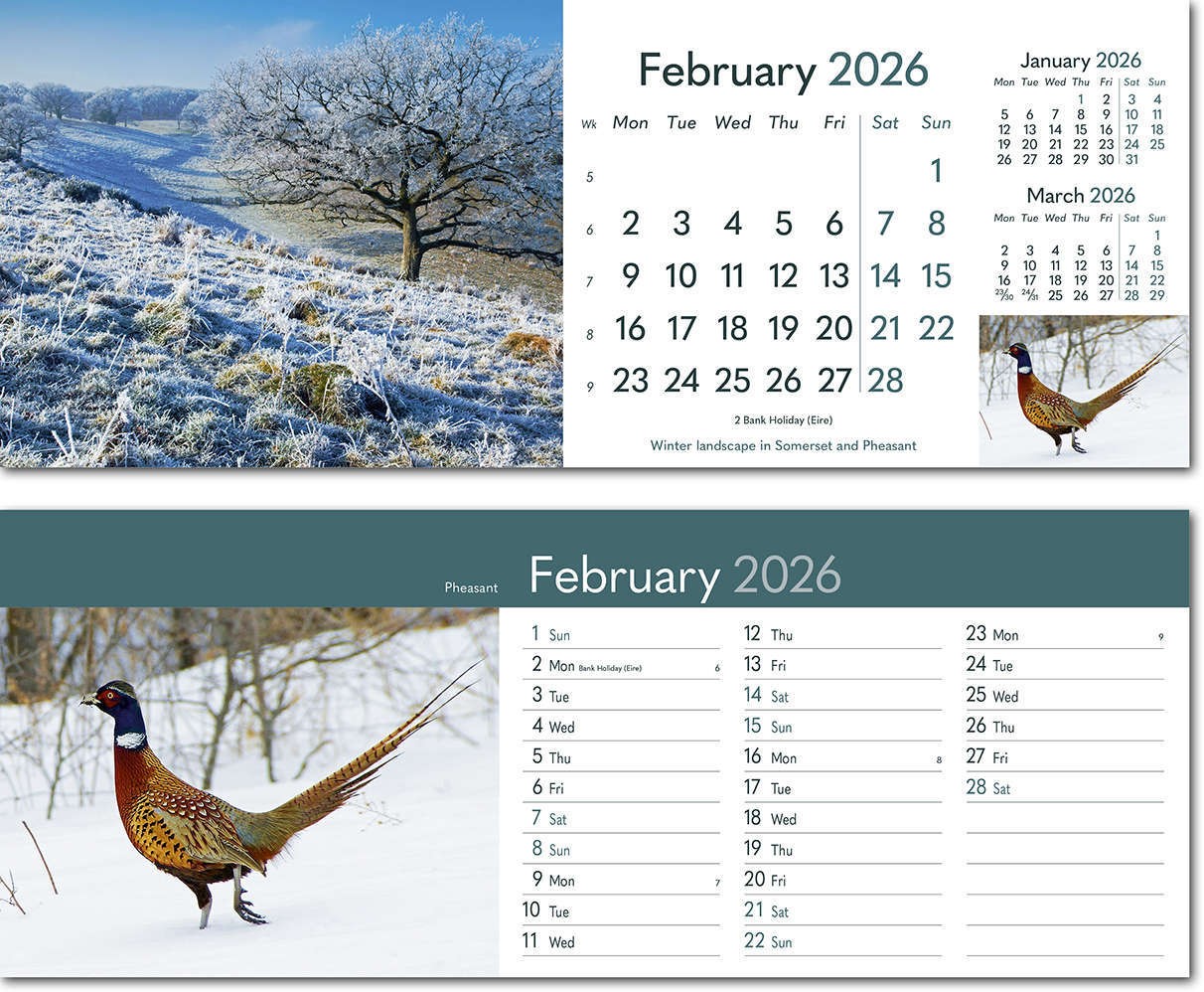 Rural Britain Desk Calendar