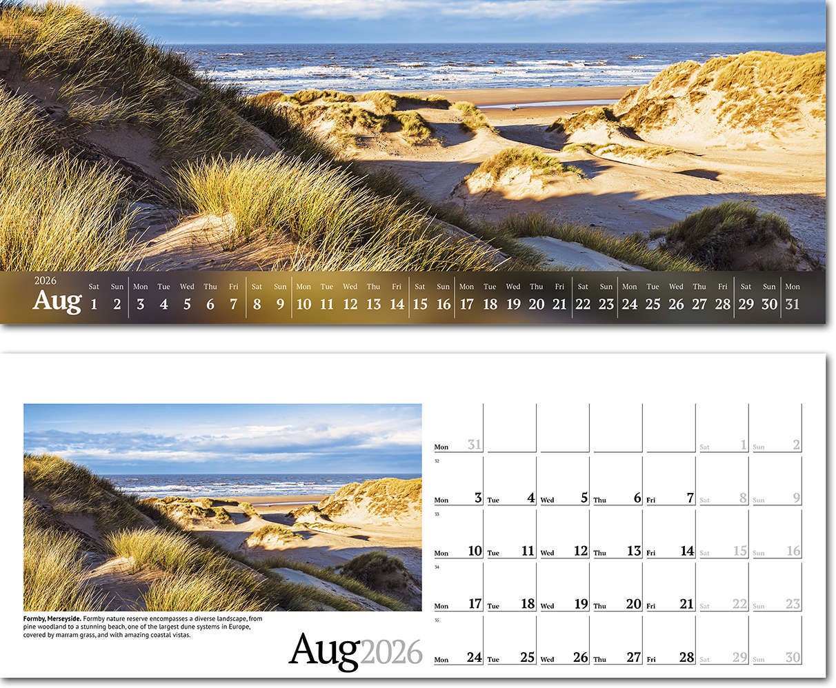 Wild Britain Desk Calendar