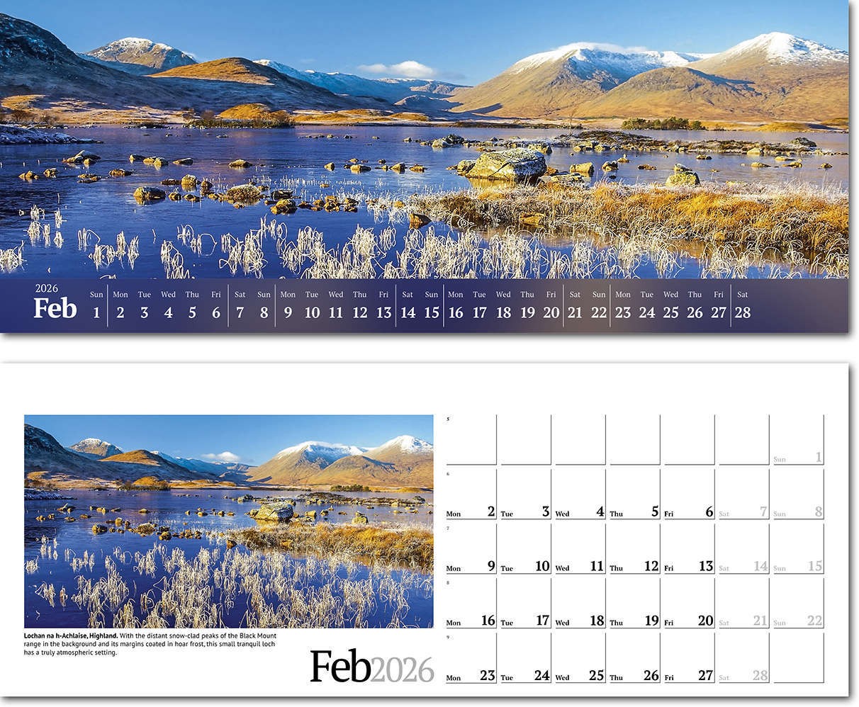 Wild Britain Desk Calendar