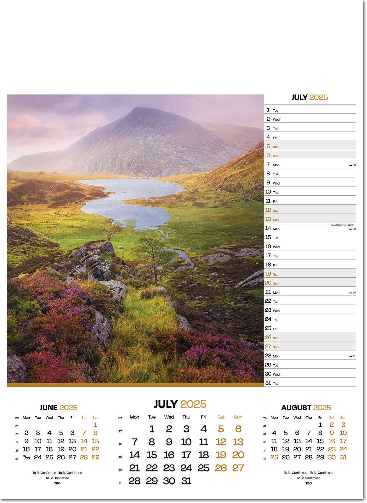 Moods of Nature Calendar