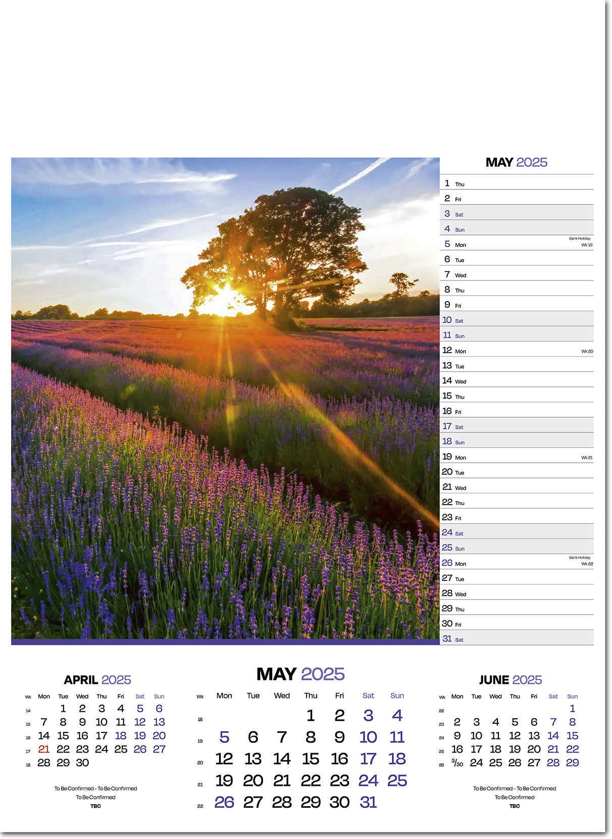 Moods of Nature Calendar