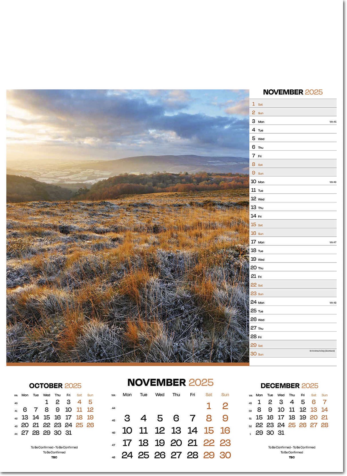 Moods of Nature Calendar