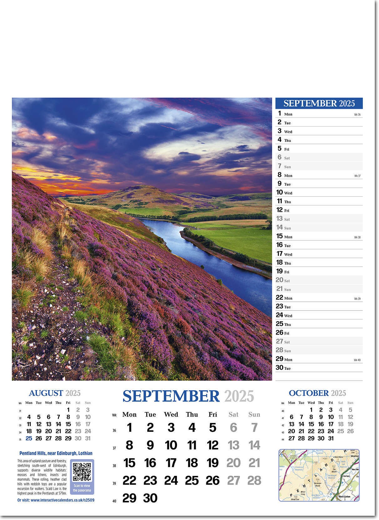 Splendour of Scotland Calendar