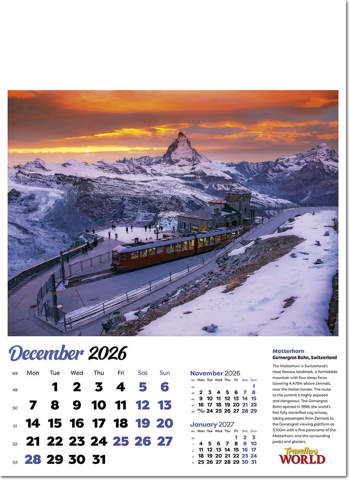 Traveller's World Calendar