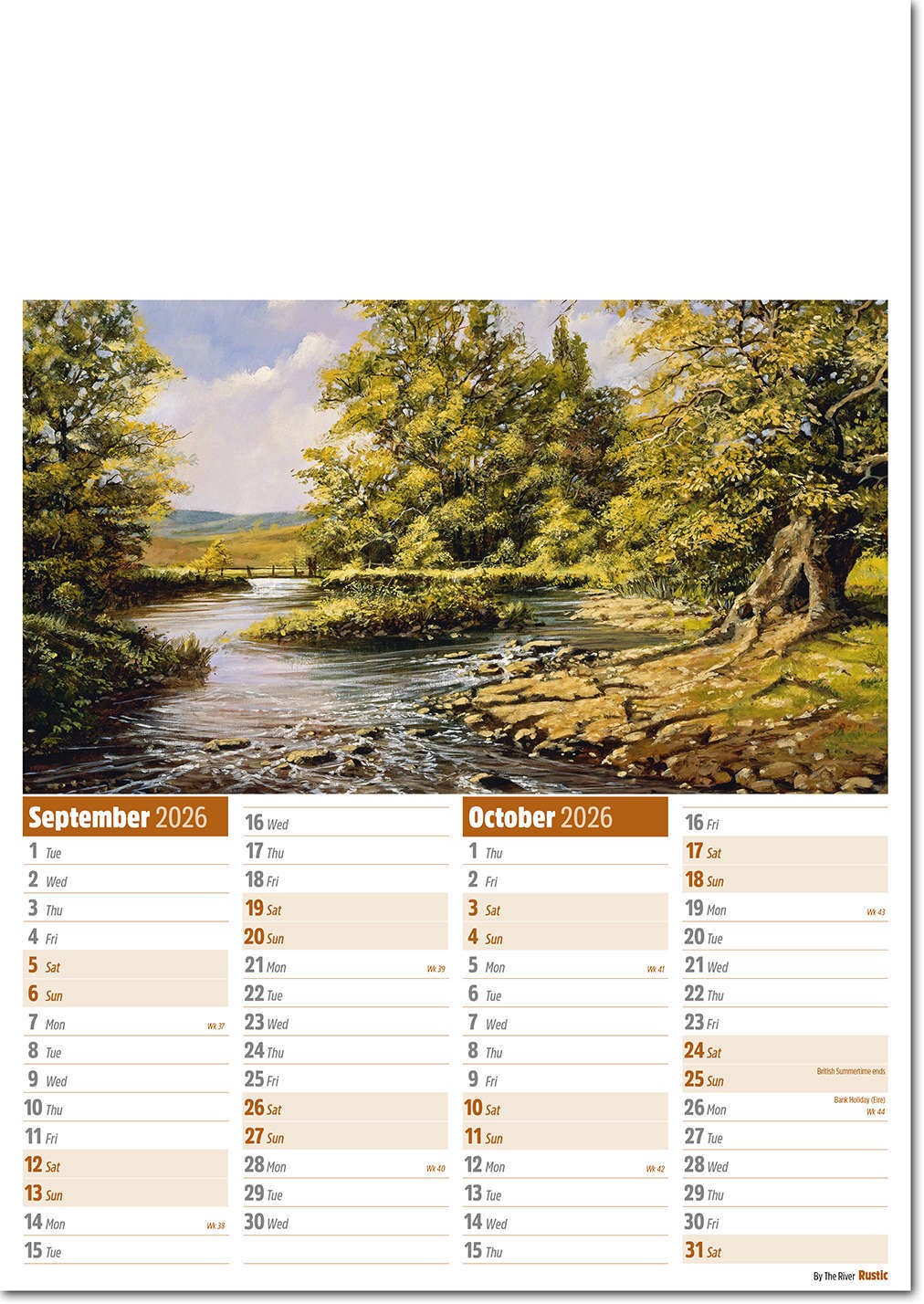 Rustic Calendar