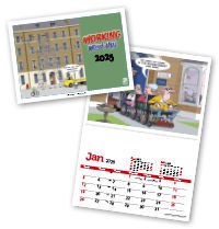 Working Wind-Ups Postage Saver Calendar