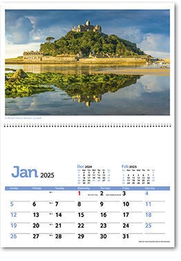 Beautiful Britain Postage Saver Calendar