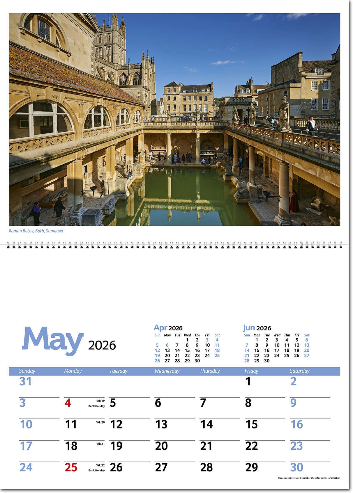 Beautiful Britain Postage Saver Calendar