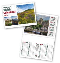 Welsh Splendour Postage Saver Calendar