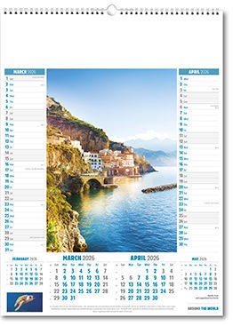 Around the World Calendar