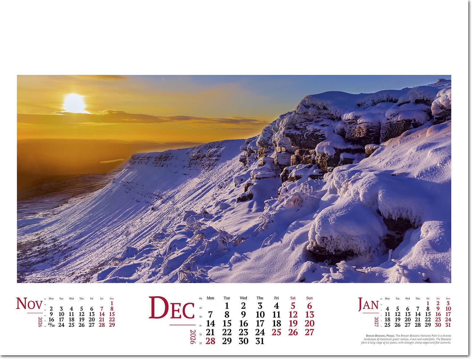 Wild Britain Wall Calendar