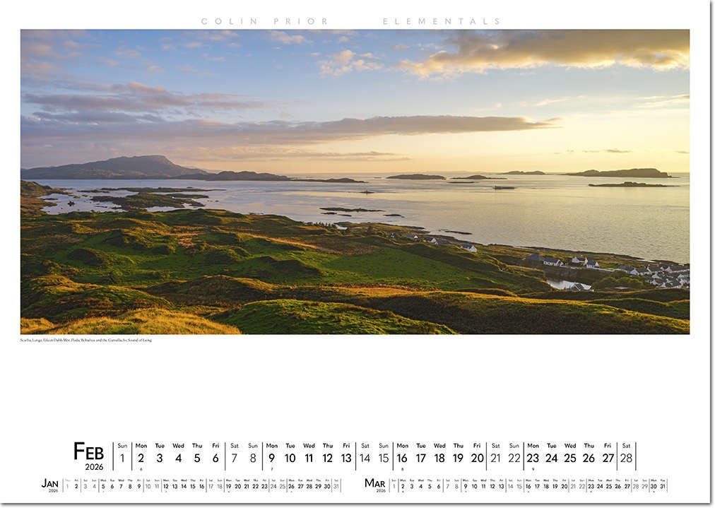 Colin Prior Elementals Wall Calendar