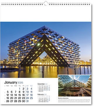 Iconic Structures Wall Calendar