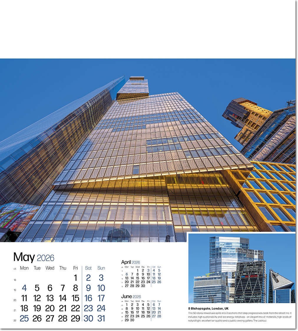 Iconic Structures Wall Calendar