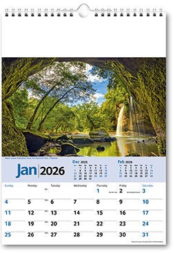 Scenic World Wall Calendar