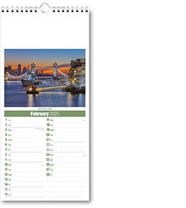 Slimline Scenes of Britain Compact Calendar